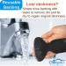 Chiroplax High Heel Inserts Cushion Pads Metatarsal & Heel Cup Liner Protector - 4 Pairs (Beige & Black) - Buy Online on GoSupps.com
