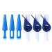 TrelaCo 3 Set of Urinary Catheter Supplies Including Individually Wrapped 3 Catheter Valves and 3 Catheter Plugs for Urine Drainage Bladder Control