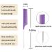 3 Pcs Anti-Static Tail Carbon Metal Hair Comb Set - Heat Resistant Salon Rattail Parting Comb for Women - Purple Color - Buy Online on GoSupps.com