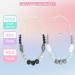 Chew Necklaces for Sensory Kids 2 Pack Baby Silicone Teething Necklace Nursing Necklace Breastfeeding Teether Toys BPA Free Freezable Dishwasher and Refrigerator Safe - Buy Online on GoSupps.com