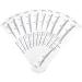 100Pcs Eyebrow Ruler Sticker Clear Plastic Disposable Eyebrow Ruler Makeup Microblading Eyebrow Stencil Measurement - Buy Online on GoSupps.com