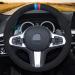For BMW M Sport G30 G31 G32 G20 G21 G14 G15 G16 X3 G01 X4 G02 X5 G05 M5 Black Genuine Leather Car Steering Wheel Cover - Buy Online on GoSupps.com