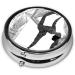 New Love Gymnastics Round Pill Box - 3 Compartment Portable Travel Medicine Organizer | Mini Decorative Pocket Purse for Vitamins & Tablets - Buy Online on GoSupps.com