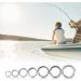 Buy Split Rings Stainless Steel Fishing Tackle - Double Circle Connector 50/100pcs Size 10 | High-Quality Fishing Gear - Buy Online on GoSupps.com