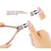 HUSHUI Rose Gold Nail Art Decorations Picker Rhinestone Remover Nail Cutter Scissors Manicure Tools - Buy Online on GoSupps.com