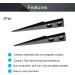 Utoolmart Ceramic Replacement Tips for Ceramic Tweezers - 4 Pairs, Black - Buy Online on GoSupps.com