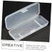 Minkissy Travel Razor Storage Box - 40 Stk Portable Shaver Bag Case for Safety Razor - Reusable Transparent Plastic 14.7x5.7cm - Ideal for International Shipping - Buy Online on GoSupps.com
