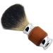 1Pcs Pure Hair Beard Brush - Men's Shaving Brush with Wooden Handle for Perfect Grooming & Styling - Buy Online on GoSupps.com