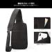 VGOAL Men's Crossbody Sling Backpack with USB Charging Port - Black - Buy Online on GoSupps.com