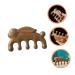 CLISPEED Green Sandalwood Massage Comb Set - 2pcs Facial Massager & Scalp Comb for Relaxation - Buy Online on GoSupps.com