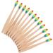 FRCOLOR 36 Pcs Bamboo Handle Toothbrush Set | Soft Oral Care Tools for Maternity & Gum Protection | Eco-Friendly Teeth Cleaning - Buy Online on GoSupps.com