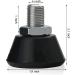 BIBHINN 2 Pack Adjustable Roller Skate Toe Stops 82A PU Short Stem Brake Block - Black - Buy Online on GoSupps.com