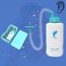 XIXIAN Ear Washer Bottle Kit with Basin - Flexible Tip for Safe Ear Cleaning - Adults and Kids Ear Irrigation & Wax Removal Tool - Buy Online on GoSupps.com