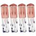 OHPHCALL 4 Pieces Lip Gloss Empty Lip Gloss Sample Lip Gloss Tubes Lip Balm Tubes Lip Balm Containers Lip Gloss Containers Empty Travel Cosmetic Containers Mini Lip Balm