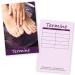 500 foot care appointment cards HAND & FOOT for beauty salon manicure and pedicure with 5 appointment fields