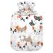 Oarencol Cute Fox Hot Water Bottle Funny Animals Hot Water Bag with Cover for Hot and Cold Compress 1 Liter