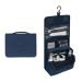 Travel Hanging Toiletry Wash Bag Makeup Cosmetic Organizer Hanging Toiletry Bags for Women Waterproof Multifunctional Cosmetics Storage Bag for Girls Men (Dark Blue)