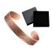 1 piece of antique copper bracelet with 1 black jewelry box vintage alloy jewelry adjustable fashionable and versatile bracelet copper jewelry for men and women