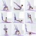 Leg Stretcher Strap with Door Anchor for Ballet, Aerial Yoga & Dance - Green - Buy Online on GoSupps.com