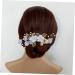 Didiseaon Rhinestone Hair Comb Pearl Headpiece Wedding Crystal Hair Comb Rhinestone Headpiece Bridal Headpiece Hair Side Combs Pearl Tiara Rhinestones Bride Accessories - Buy Online on GoSupps.com