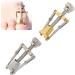 Saluaqui 10pcs Ingrown Toenail Corrector Toenail Correction Tool Toe Clamp Leverage Principle Alloy Ingrown Toenail Lifter for Pedicure Golden Silver - Buy Online on GoSupps.com