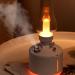 Desk Aroma Diffuser - 280ml Retro Kerosene Lamp Design | Essential Oil & Aromatherapy Humidifier for Bedroom Office & Living Room - Cool Mist Air Diffuser in White - Buy Online on GoSupps.com