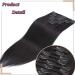 Buy 100% Remy Human Hair Clip-In Extensions | 18 Clips 55cm Long #1 Black - Luxurious & Smooth - Buy Online on GoSupps.com