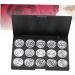 FOMIYES Empty Eyeshadow Palette 15 Cosmetic Cases for Traveling Eyeshadow Empty Cosmetic Foundation Concealer Eye Shadow Box - Buy Online on GoSupps.com