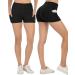 CHRLEISURE High Waisted Yoga Shorts with Pockets for Women - Black, Medium - Buy Online on GoSupps.com
