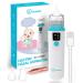 Nasal Aspirator for Baby  Electric Baby Nose Sucker  USB Rechargeable with 3 Suction Levels  Mute and Anti-Backflow with Infant Nose Cleaning Tweezer
