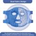 NEWGO Cooling Eye Mask - Hot & Cold Therapy Gel Beads - Migraine Relief, Puffy Eyes, Sinus Pain, Acne Headaches - Dark Blue - Buy Online on GoSupps.com