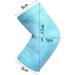 Kuou 3 Pairs Gel Heel Socks - Moisturizing Day Night Care for Dry Cracked Skin (Gray Blue Pink) - Buy Online on GoSupps.com