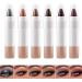 6pcs Eyeshadow Stick Set Multicolour Glitter Eyeshadow Creamy Eye Makeup Pencil Long lasting high pigmented Brightener highlights the gloss pen ideal for under eyes lips women unisex tr - Buy Online on GoSupps.com