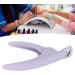 False Nail Trimmer Stainless Steel Nail Tip Cutter Portable Ergonomic Safe for Novice for Home (Purple) - Buy Online on GoSupps.com