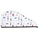 Soft Super Absorbent Nautical Lighthouse Sailboat Hair Towel Wrap for Women - Quick Dry Coral Velvet Microfiber Cap for Long Curly & Thick Hair - Buy Online on GoSupps.com