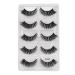 5 Pairs of Cruelty-Free 3D Mink Cat Eye False Eyelashes | Reusable Synthetic Fiber Natural Lashes - Handmade Quality - Buy Online on GoSupps.com
