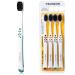VEMIGON Extra Soft Toothbrush for Sensitive Teeth - Wide Head Soft Toothbrushes for Adults - Activated Charcoal Bristles - Whitening & Gentle Cleaning - Ideal for Braces - 4PCS - Buy Online on GoSupps.com