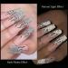 MIZHSE Reflective Glitter Gel Polish Set - Silver Colorful Glitter | Christmas Nail Art Varnish Manicure Kit for Beginners | Soak Off LED Lamp Included - Buy Online on GoSupps.com