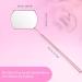 Embagol Extra Large Square Lash Mirror | Detachable Stainless Steel | Pink | Eyelash Extension Supplies - Buy Online on GoSupps.com