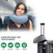 Endxedio Wander Plus Travel Pillow - Memory Foam Neck Pillow for Hiking & Sleep (Black) | Ultimate Comfort for Travel - Buy Online on GoSupps.com