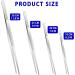 4-Piece Stainless Steel Tweezers Set Non-Slip Fine Tweezers Flat Metal Tweezers with Precision Pinking Tweezers Set for Cooking Gardening Repairing Eating (12 10 8 6 inch Silver) - Buy Online on GoSupps.com
