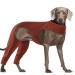Hjyokuso recovery suit for dogs surgery suit leg surgery suit licking sleeves for hind legs elbow protection dog sleeves against licking bite avoids wound infections-size XXL XXL brown