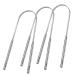 Tongue scraping (3 pack) reduce bad breath (medical quality) stainless steel tongue cleaner (personal orthodontic delivery) metalzentic scrapper zounge scrap cleaner