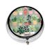 Bonsai Plantround Pill Box 3 Compartment Round Pill Box Organizer #Portable Travel Pill Box for Traveling.