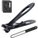 Ronlok 2X Nail Clipper Set Thick Toenail& Fingernail Cutter with Wide Jaw Opening Stainless Steel Nail File for Men&Women Black - Buy Online on GoSupps.com
