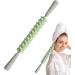 Lesunbak Muscle Massage Tab & Roller - Multi-Purpose Relaxation Tool for Athletes | Ideal for Thighs Neck & Travel - Green - Buy Online on GoSupps.com