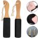 Foot File Remover Set - 2pcs Wooden Handle Callus Remover for Smooth Pedicure - Buy Online on GoSupps.com