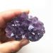 1 Piece Natural Amethyst Geode Cluster Quartz Crystal Hand Carved Heart Natural Quartz Crystals