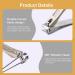 SOPOLISE Nail Clipper Set - Premium Carbon Steel Clippers with File and Case (3 PCS) - Buy Online on GoSupps.com