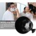 AMONIDA Foam Shaving Cream Bowl ABS 11x11x8cm - Black | Shaving Soap Bowl for Men's Beard Cleaning in Barber Salon - Buy Online on GoSupps.com